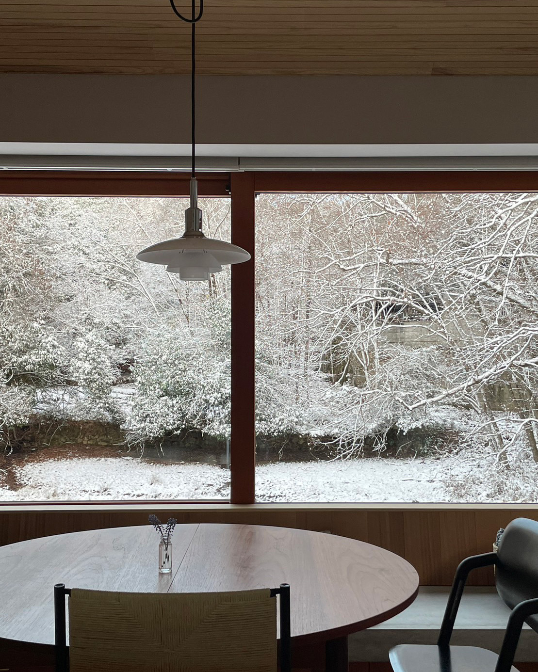 上高野の家から素敵な雪景色が届きました
